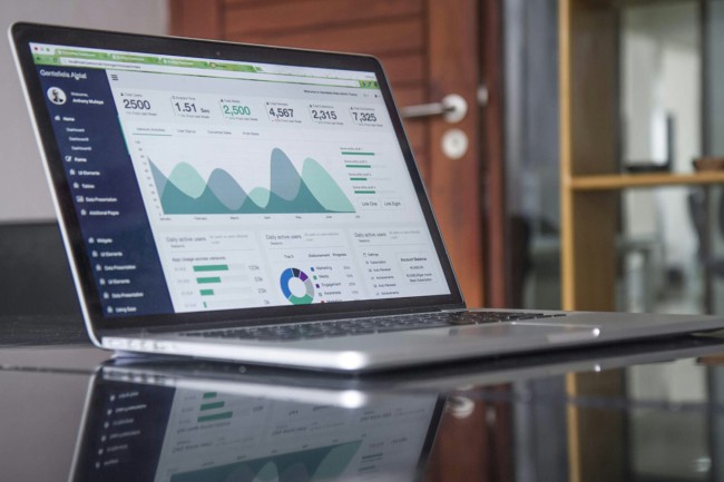 Website Analytics on Laptop Website Analytics on Laptop